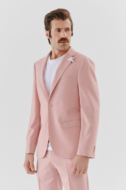 Marynarka garniturowa Serano Różowa Baldessarini