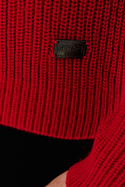 Sweter z Golfem Orlin Czerwony JOOP