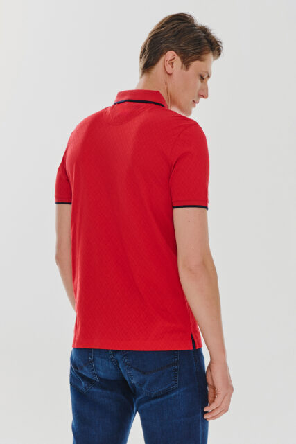 Koszulka męska Polo Czerwona Pierre Cardin