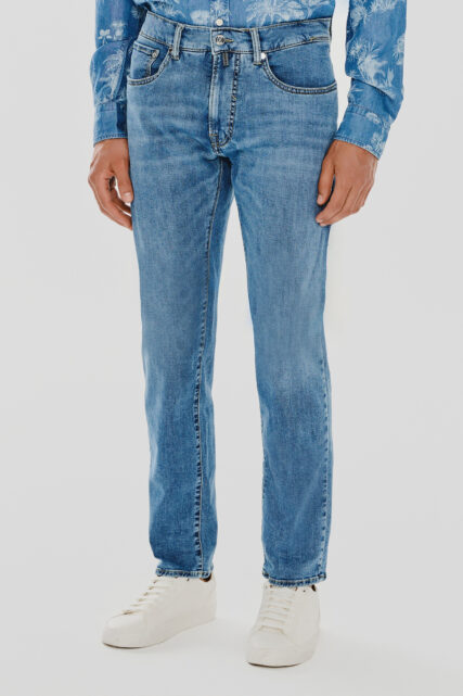 Spodnie Jeansowe Antibes Niebieskie Pierre Cardin