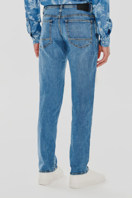 Spodnie Jeansowe Antibes Niebieskie Pierre Cardin
