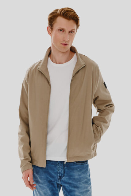 Kurtka męska Bomber Beżowa Pierre Cardin