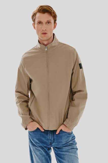 Kurtka męska Bomber Beżowa Pierre Cardin