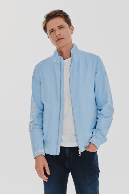 Kurtka męska Bomber Jasnobłękitna Pierre Cardin