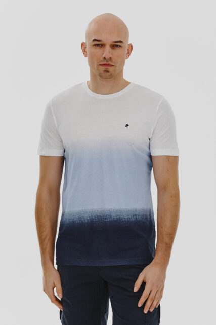 T-shirt Kolorowy Gradient Pierre Cardin