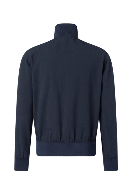 Bluza z Fakturowanym Wzorem Granatowa Strellson