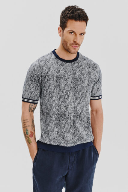 T-shirt Brano z Bawełny Merceryzowanej JOOP