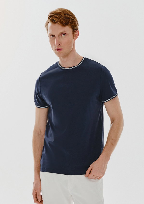 T-shirt Granatowy Paulo