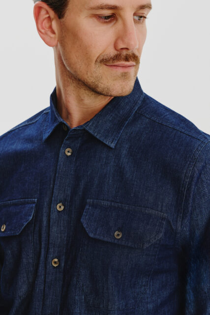 Koszula Bawełniana Denim Digel