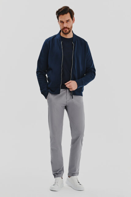 Bluza Granatowa Rozpinana Pierre Cardin