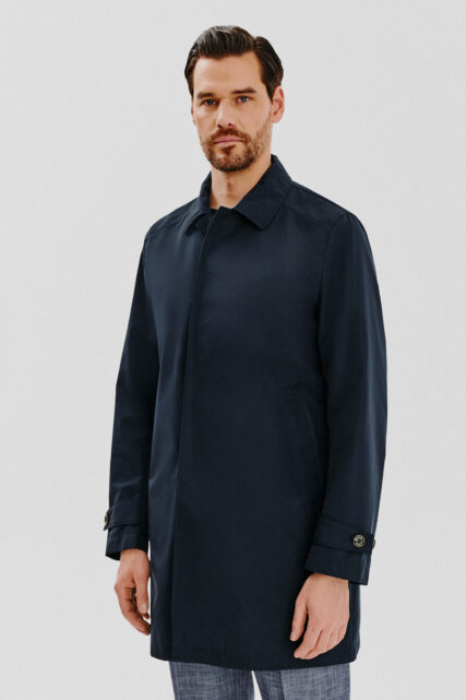 Płaszcz Granatowy Pierre Cardin