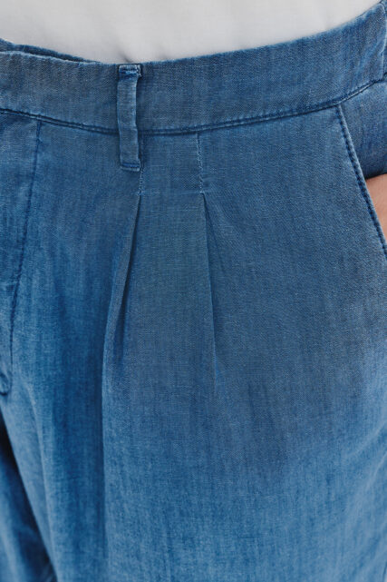 Spodnie Curt Chino Bawełniane Niebieskie Pierre Cardin