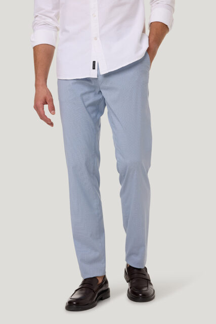 Spodnie Chino Calais w Pepitkę Pierre Cardin