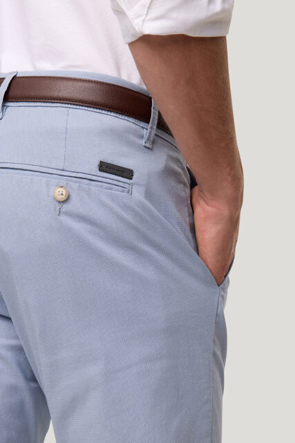 Spodnie Chino Calais w Pepitkę Pierre Cardin