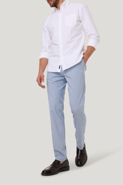 Spodnie Chino Calais w Pepitkę Pierre Cardin