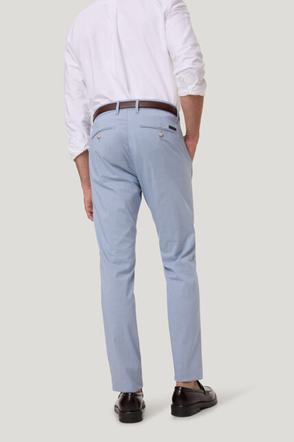 Spodnie Chino Calais w Pepitkę Pierre Cardin