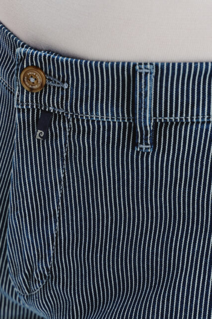 Spodnie Chino Calais w Prążek Pierre Cardin