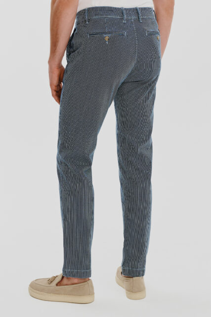 Spodnie Chino Calais w Prążek Pierre Cardin