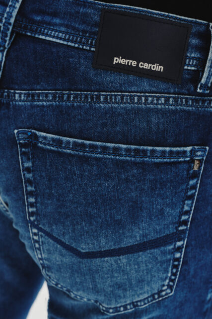 Spodnie Lyon Jeans Niebieskie z Wytarciami Pierre Cardin