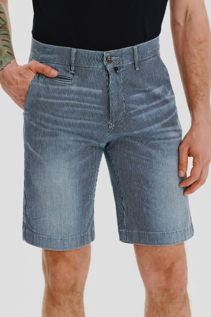 Szorty Chino w Prążek Pierre Cardin