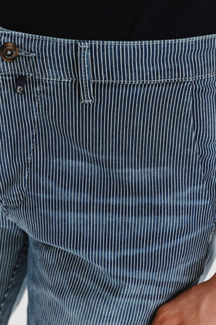 Szorty Chino w Prążek Pierre Cardin