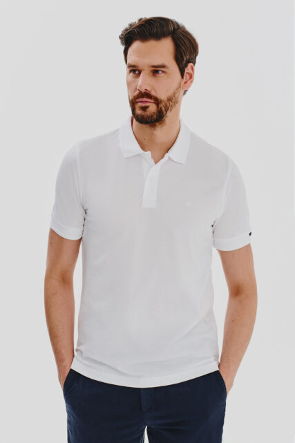 Koszulka Polo Biała Pierre Cardin