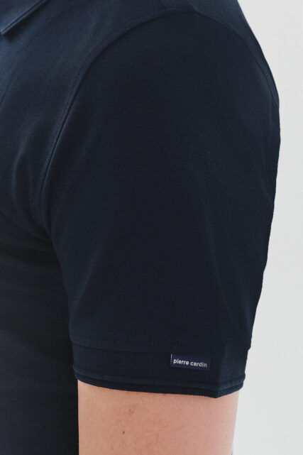 Koszulka Polo Granatowa Pique Pierre Cardin