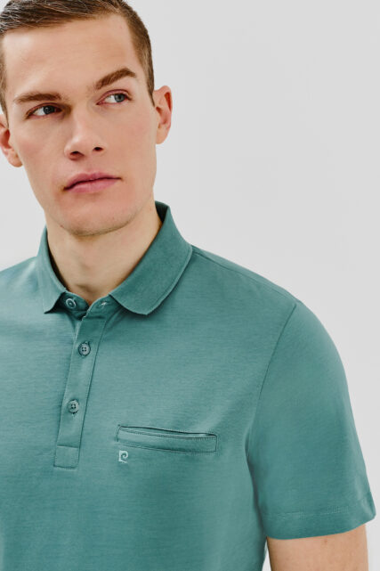 Koszulka Polo Miętowa Pierre Cardin