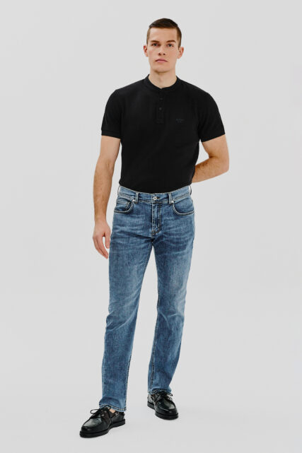 Spodnie Jack Jeans Niebieskie z Wytarciami Baldessarini
