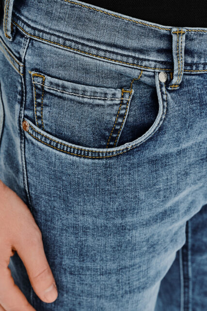 Spodnie Jack Jeans Niebieskie z Wytarciami Baldessarini
