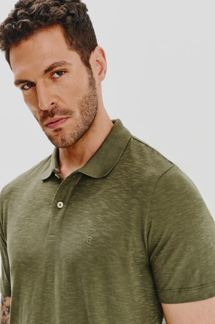 Koszulka Polo Oliwkowa Pierre Cardin