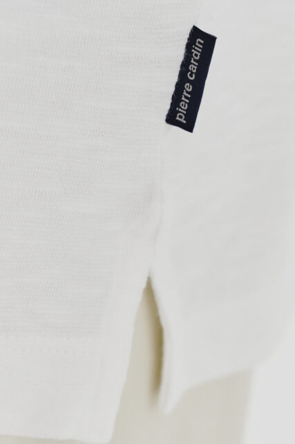 Polo ze Stójką w Kolorze Złamanej Bieli Pierre Cardin