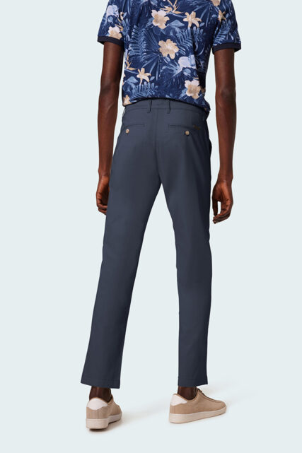 Spodnie Chino Bawełniane Granatowe Pierre Cardin