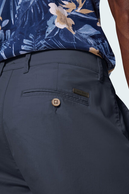 Spodnie Chino Bawełniane Granatowe Pierre Cardin