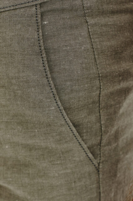 Spodnie Chino Colmar Zielone z Lnem Pierre Cardin