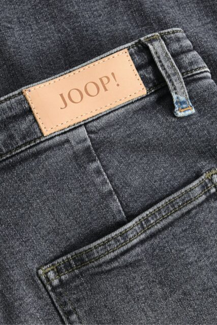 Jeansy Elea o Kroju Bootcut Ciemnoszare JOOP