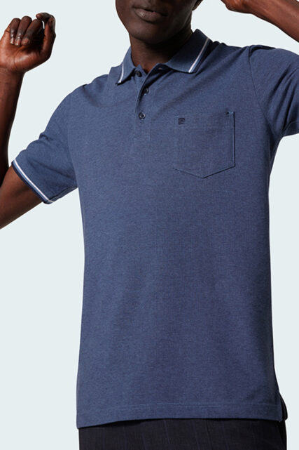Koszulka Polo Jersey Denimowa Pierre Cardin