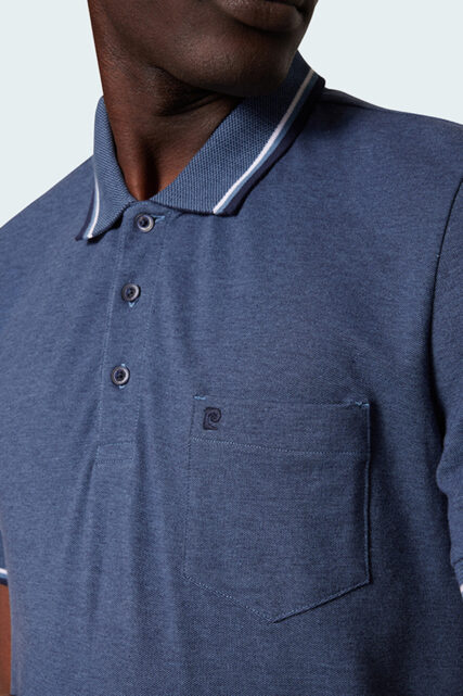 Koszulka Polo Jersey Denimowa Pierre Cardin