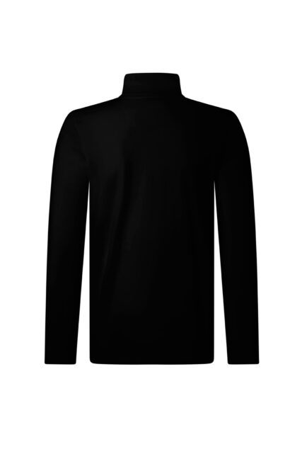 Longsleeve z Golfem Czarny Pierre Cardin