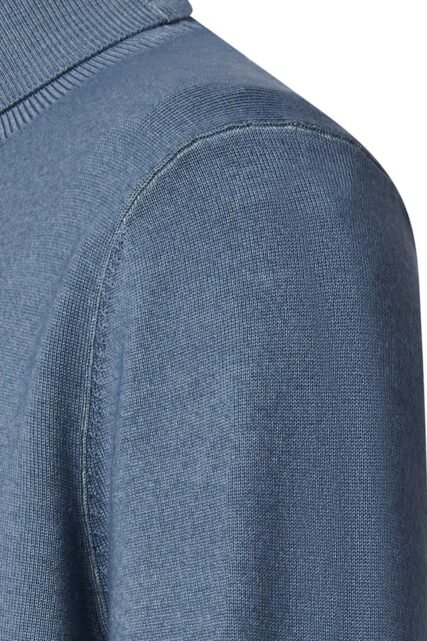 Golf z Wełny Merino Niebieski Pierre Cardin