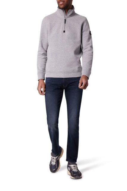Bawełniana Bluza Troyer Szara Pierre Cardin