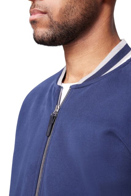 Bluza w Stylu College Niebiesko-Szara Pierre Cardin