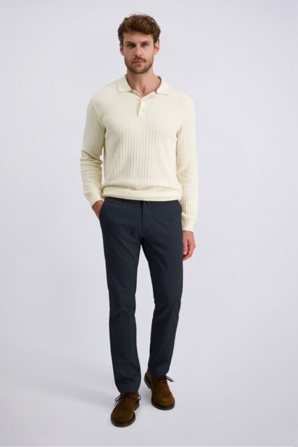 Spodnie Chino Castres Granatowe Pierre Cardin