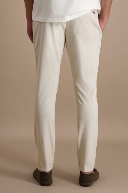 Spodnie Garniturowe Cross Beżowe Baldessarini