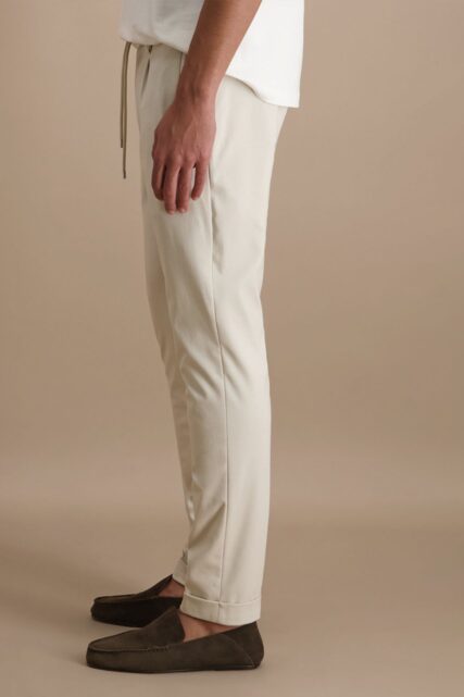 Spodnie Garniturowe Cross Beżowe Baldessarini