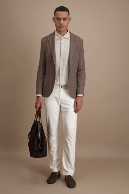 Brązowa Marynarka Seba Melanż Baldessarini