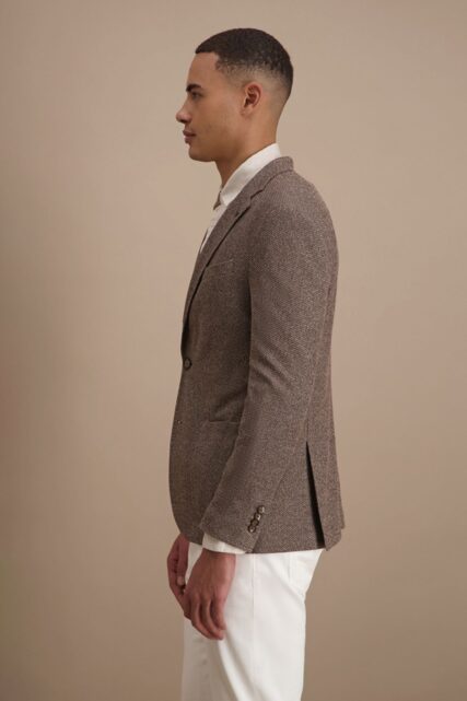 Brązowa Marynarka Seba Melanż Baldessarini