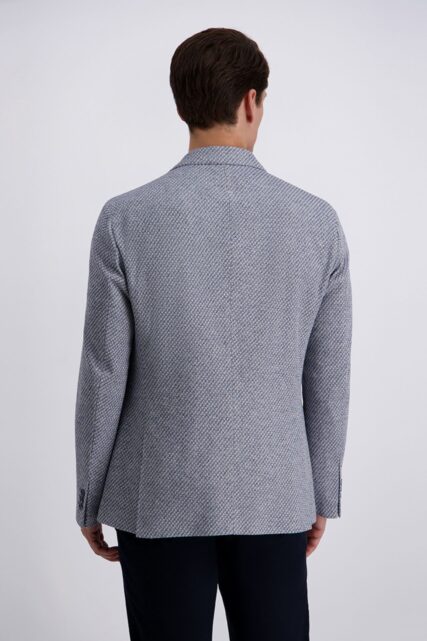 Niebieska Marynarka z Jerseyu Pierre Cardin