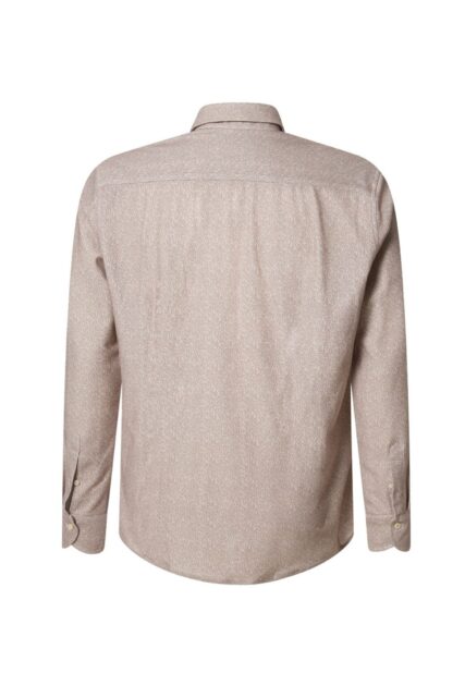 Koszula Hugh Beżowa ze Wzorem Baldessarini