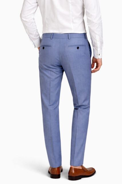 Niebieskie Spodnie Garniturowe Paulo